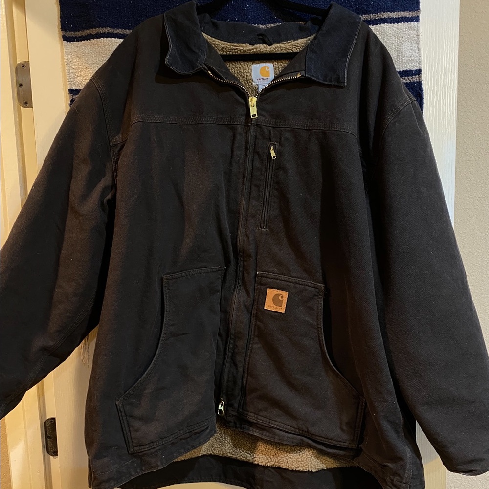 New carhart men’s jacket fleece lined